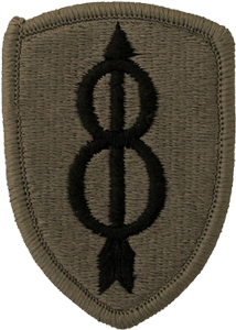 8th Infantry Division OCP Unit Patch - Click Image to Close