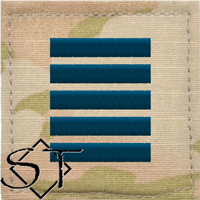 Air Force Academy OCP Cadet Lieutenant Colonel Rank Insignia Pre-Folded 2x2 Sew-on USSF Space Blue Air Force Academy OCP Cadet Lieutenant Colonel Rank Insignia Pre-Folded 2x2 Sew-on USSF Space Blue