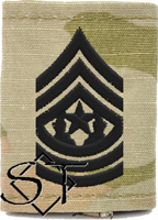 Army Rank Insignia-E9 CSM Command Sergeant Major Gore-tex Army Rank Insignia-E9 CSM Command Sergeant Major Gore-tex