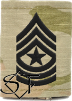 Army Rank Insignia-E9 SGM Sergeant Major Gore-tex Army Rank Insignia-E9 SGM Sergeant Major Gore-tex