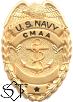 US Navy Command Master-At-Arms CMAA Badge-Metal - Click Image to Close