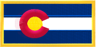 Colorado Flag Morale Patch - Click Image to Close