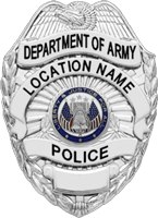 Department of Army Civilian Police Badge - Click Image to Close