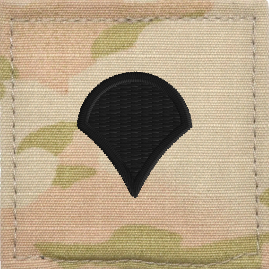 Army Rank Insignia-E4 SPC Specialist Velcro - Click Image to Close