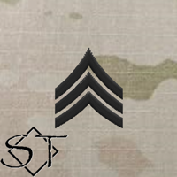 Army Rank Insignia-E5 SGT Sergeant Sew-On Pair Army Rank Insignia-E5 SGT Sergeant Sew-On Pair