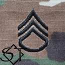 Army Rank Insignia-E6 SSG Staff Sergeant Sew-On Pair - Click Image to Close
