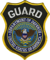 Department of Defense Civilian Security Guard Shoulder Patch - Click Image to Close