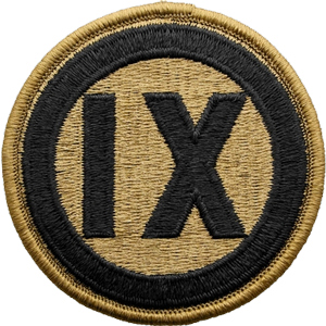 IX Corps OCP Unit Patch - Click Image to Close