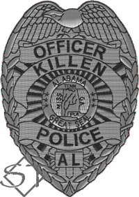 Killen AL Police Badge Patch - Click Image to Close