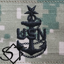 Navy Rank Insignia NWU III SCPO-E8 - Click Image to Close