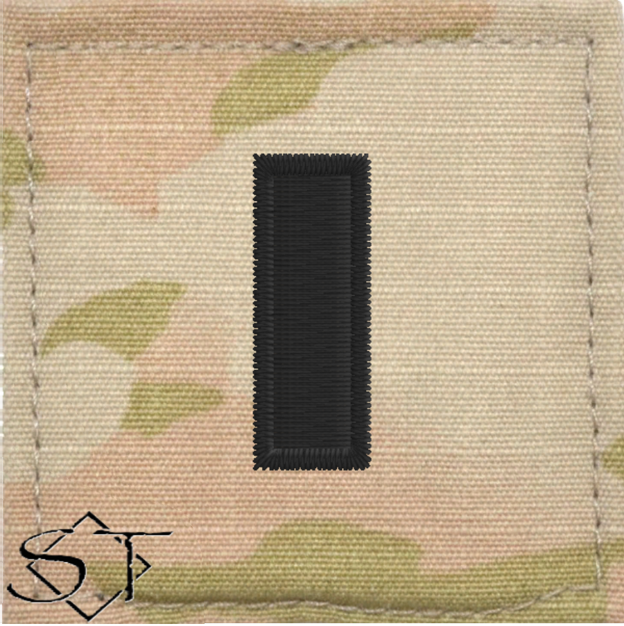 Army Rank Insignia-O2 1LT First Lieutenant Velcro - Click Image to Close