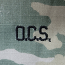 Army Rank Insignia-O.C.S. Letters Gore-tex - Click Image to Close