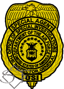 US Air Force OSI Special Agent Badge Patch - Click Image to Close