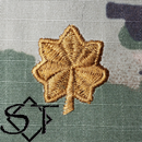 Army Rank Insignia-O4 MAJ Major Sew-On Pair - Click Image to Close