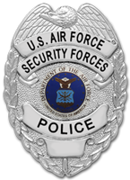 US Air Force Civilian Defender Police Badge - Click Image to Close