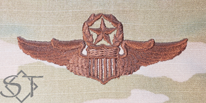 Air Force Pilot Wings Master Spice Brown - Click Image to Close