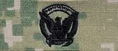 USCG Command Afloat Badge - NWU Type III - Click Image to Close