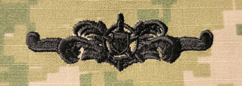 USCG Cutterman Badge - NWU Type III - Click Image to Close
