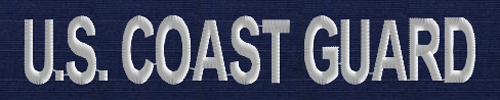U.S. COAST GUARD Branch Tape-USCG ODU blue ripstop - Click Image to Close