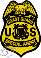 US Coast Guard CGIS Special Agent Badge Patch - Click Image to Close