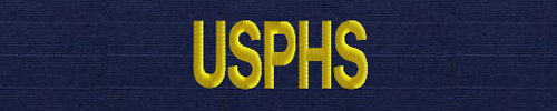 USPHS Branch Tape-USCG ODU blue ripstop - Click Image to Close