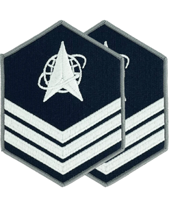 Space Force E5 Sergeant Rank Insignia Full Color-Small
