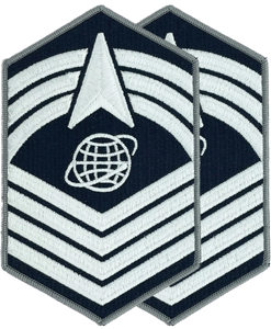 Space Force E9 Chief Master Sergeant Rank Insignia Full Color-Small - Click Image to Close
