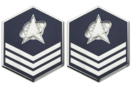 Space Force E5 Sergeant Rank Insignia Metal - Click Image to Close