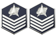 Space Force E6 Technical Sergeant Rank Insignia Metal - Click Image to Close