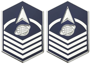 Space Force E7 Master Sergeant Rank Insignia Metal - Click Image to Close