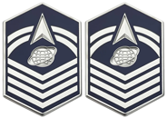 Space Force E8 Senior Master Sergeant Rank Insignia Metal