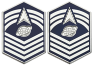Space Force E9 Chief Master Sergeant Rank Insignia Metal - Click Image to Close