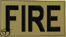 Duty Identifier Tab FIRE Fire Department OCP - Click Image to Close
