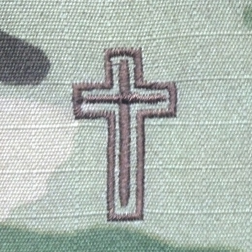 Chaplain Insignia-Air Force-MultiCam/OCP Wide Ball Cap Velcro - Click Image to Close