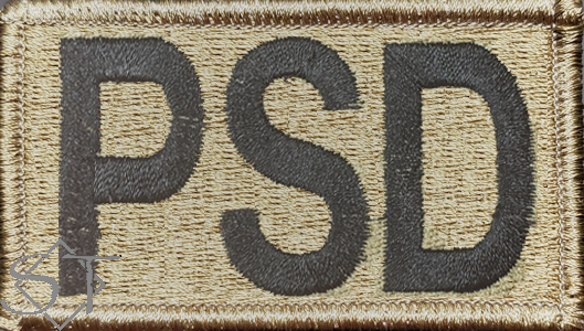 Brassard/Duty Identifier Tab PSD Personal Security Detachment/Detail OCP - Click Image to Close