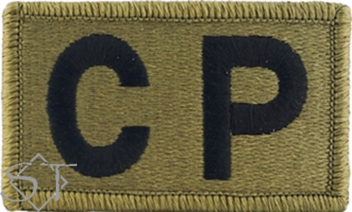 Brassard-Patch CP Courtesy Patrol OCP - Click Image to Close