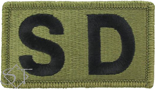 Brassard-Patch SD Staff Duty OCP - Click Image to Close