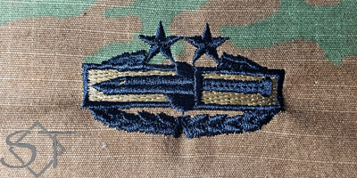 Combat Action Badge 3rd Award-OCP USSF Blue - Click Image to Close
