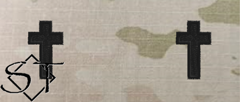 Chaplain Insignia, Christian Army-OCP Sew-on