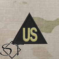 Army Rank Insignia-Civilian Sew-On Pair