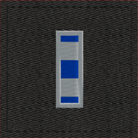 Navy Rank Insignia Black Velcro rank Warrant Officer W-4