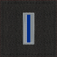 Navy Rank Insignia Black Velcro rank Warrant Officer W-5