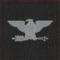 Navy Rank Insignia Black Velcro rank CAPT O-6