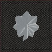 Navy Rank Insignia Black Velcro rank CDR O-5