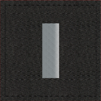 Navy Rank Insignia Black Velcro rank LTJG O-2