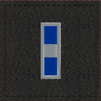 Navy Rank Insignia Black Velcro rank Warrant Officer W-3