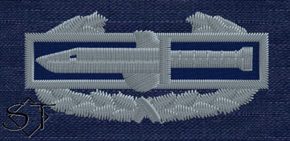 Combat Action Badge 1st Award-USCG ODU Blue