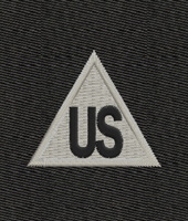 Navy Rank Insignia-Civilian Black Parka Slide-On
