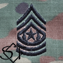 Army Rank Insignia-E9 CSM Command Sergeant Major Sew-On Pair