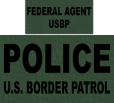 Tactical Vest Panel-Border Patrol-Police